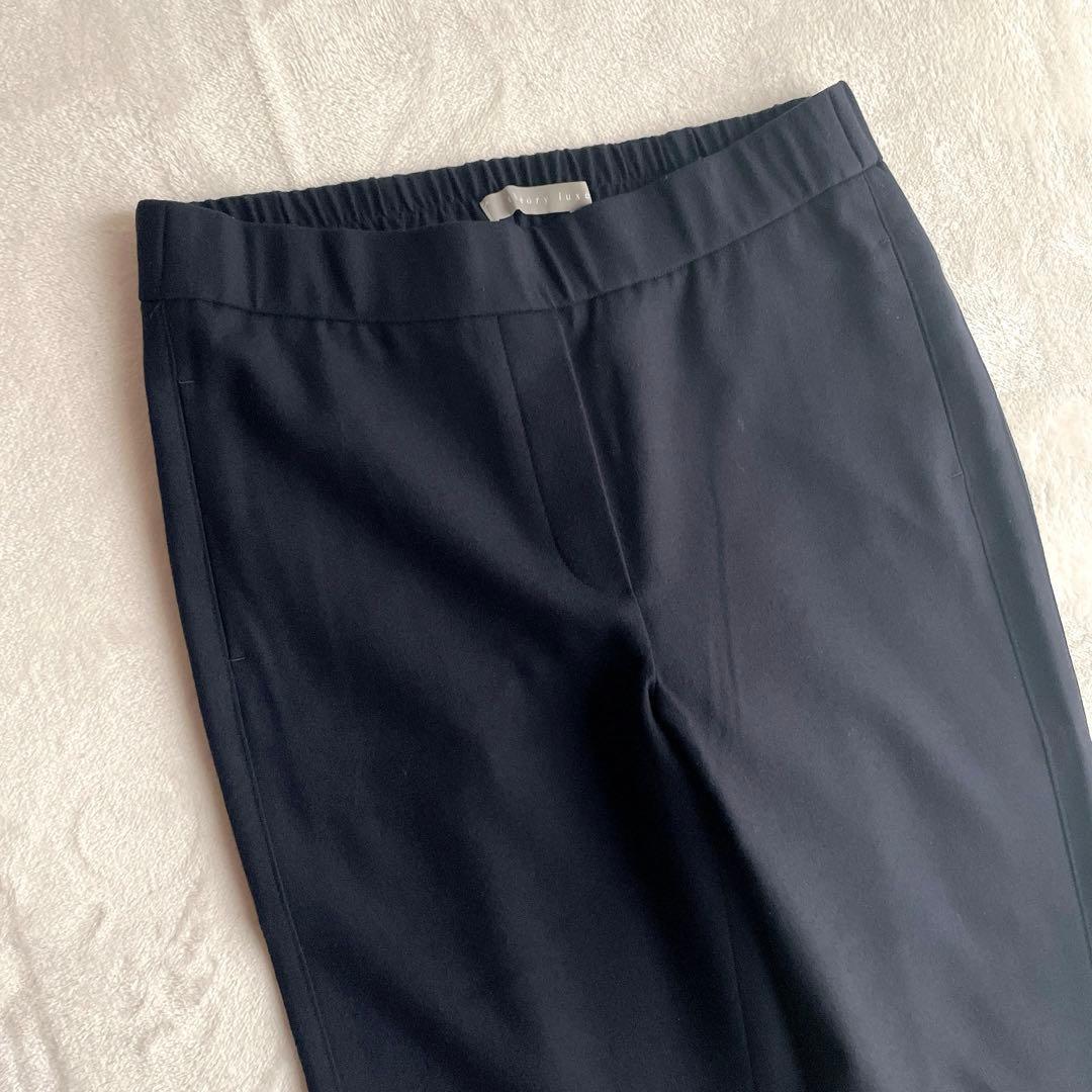 極美品⭐︎theory luxe ネイビー SAXONY.SOFT パンツスーツ