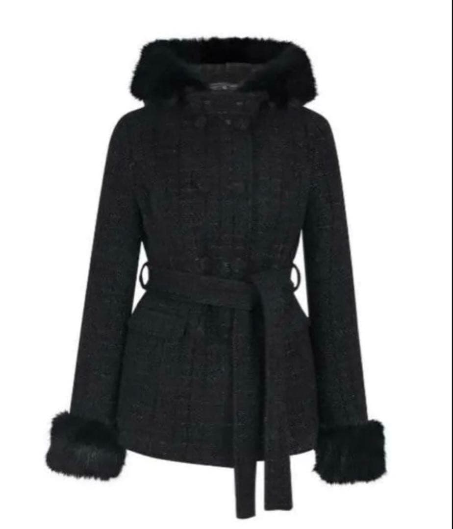 ジャケット・アウター andwang Twinkle Button Tweed Coat