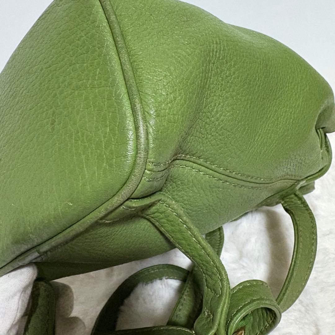 【美品】希少色✨COACH コーチ　リュック　バックパック4925 グリーン