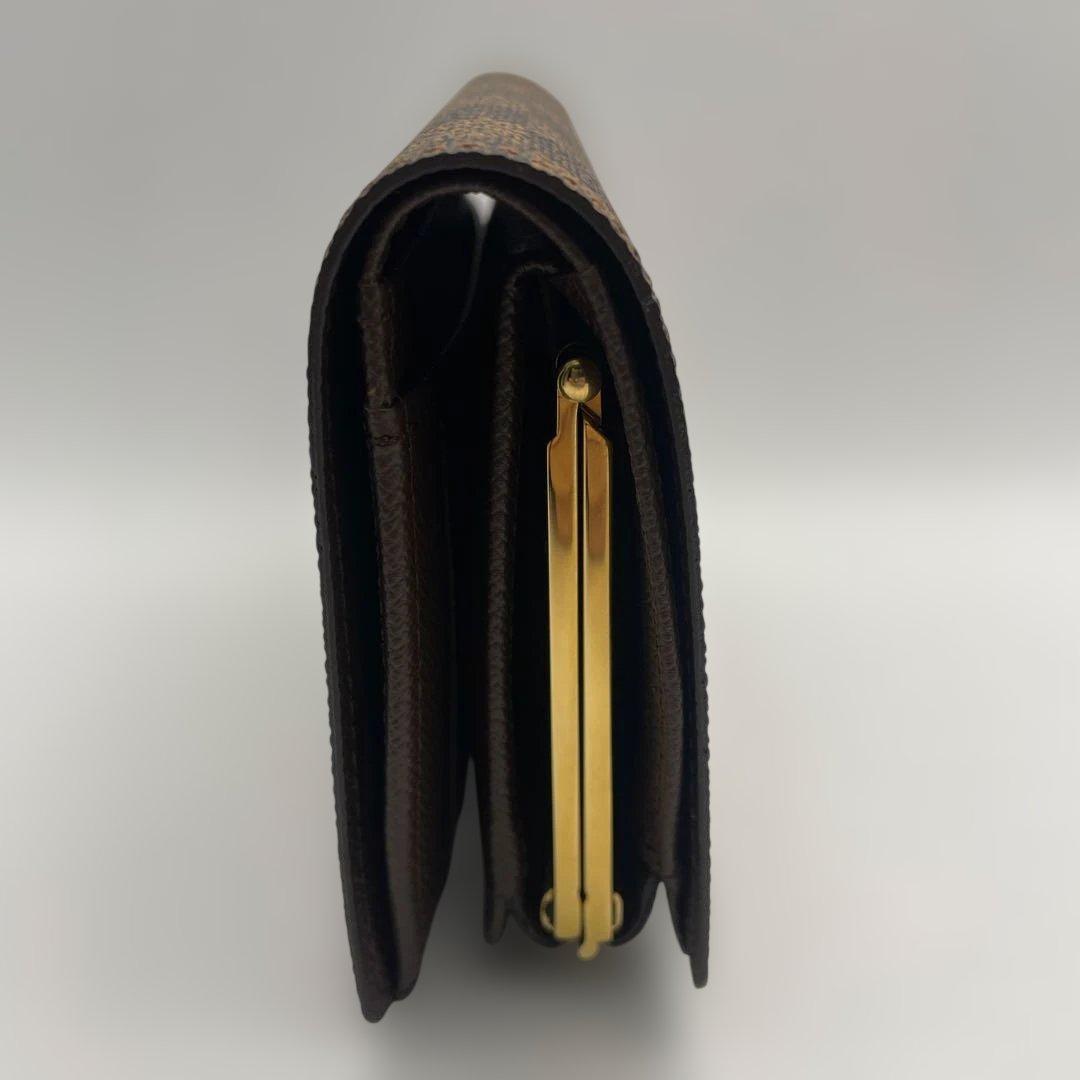 新品未使用　ルイヴィトン　ダミエ　エベヌ　ポルトフォイユヴィエノワ　折財布