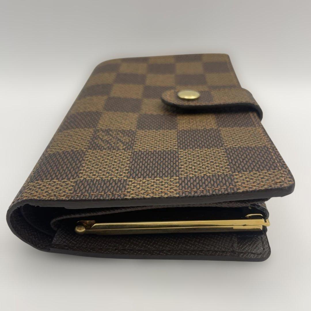 新品未使用　ルイヴィトン　ダミエ　エベヌ　ポルトフォイユヴィエノワ　折財布
