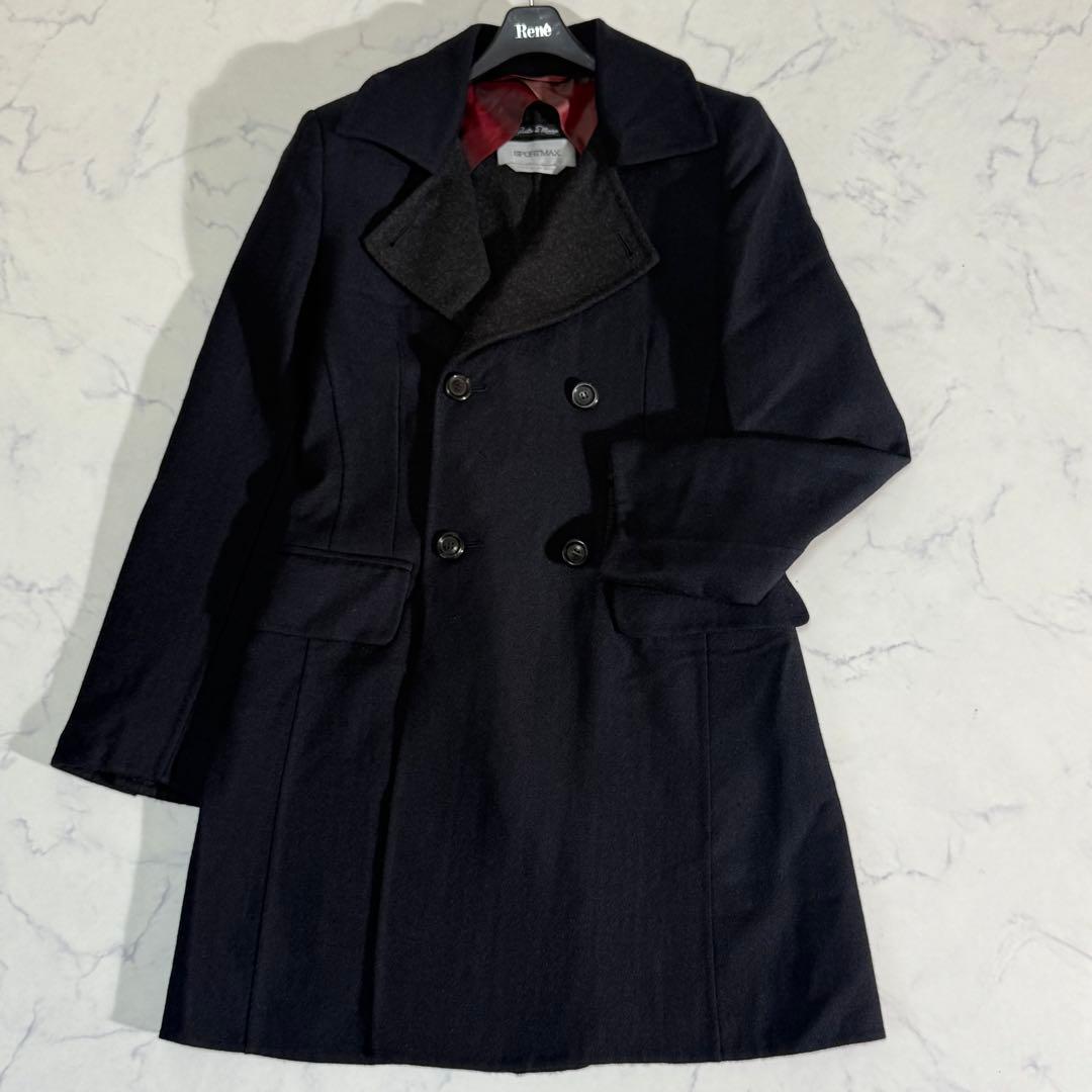 Max Mara クチートアマーノ　アンゴラ　モヘヤコート　L