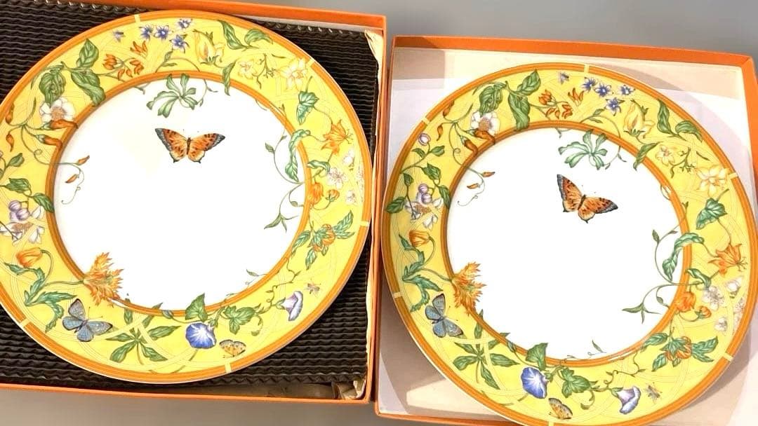 エルメス　シエスタ　希少　プレート　二枚セット