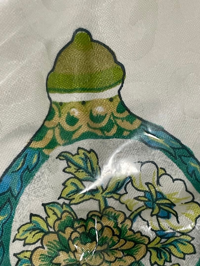 チャイナシーズ　China Seas エプロン　瓶　ボトル　白緑　鼻煙壷　レア