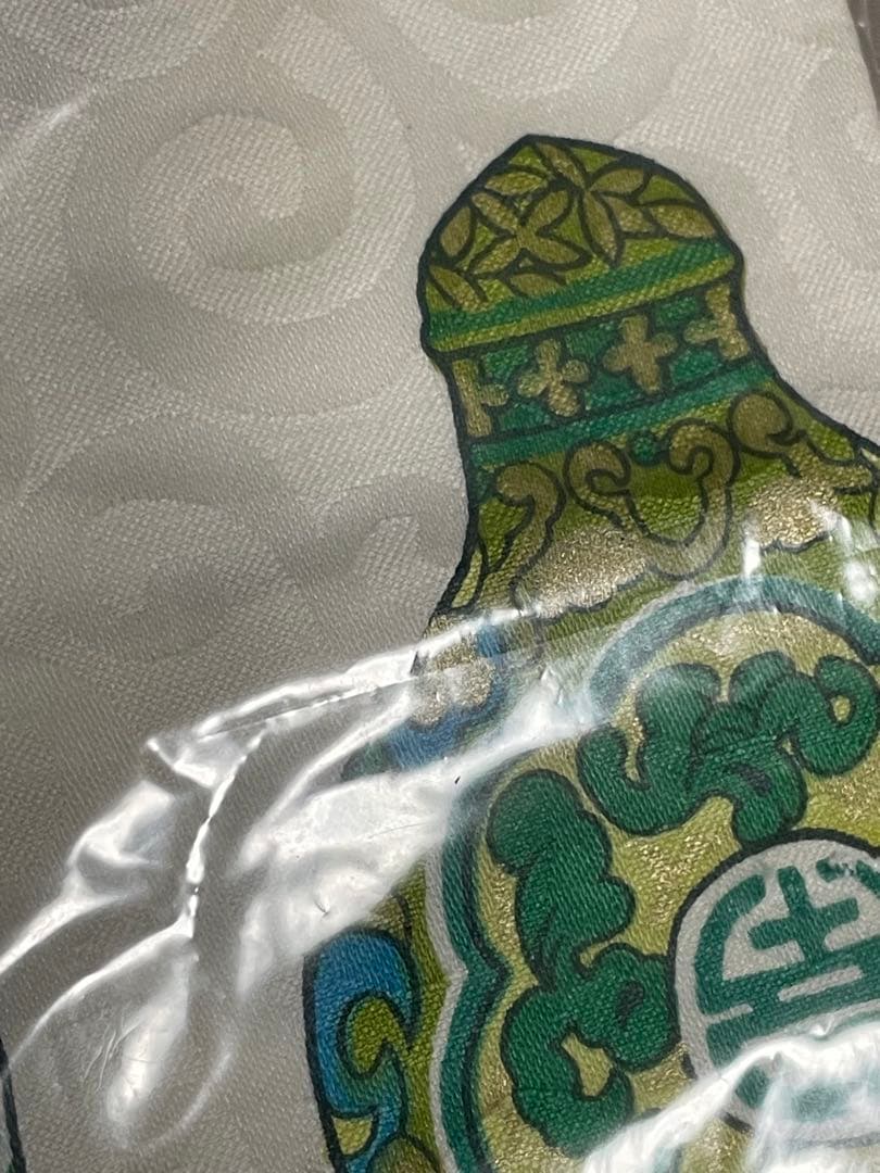 チャイナシーズ　China Seas エプロン　瓶　ボトル　白緑　鼻煙壷　レア