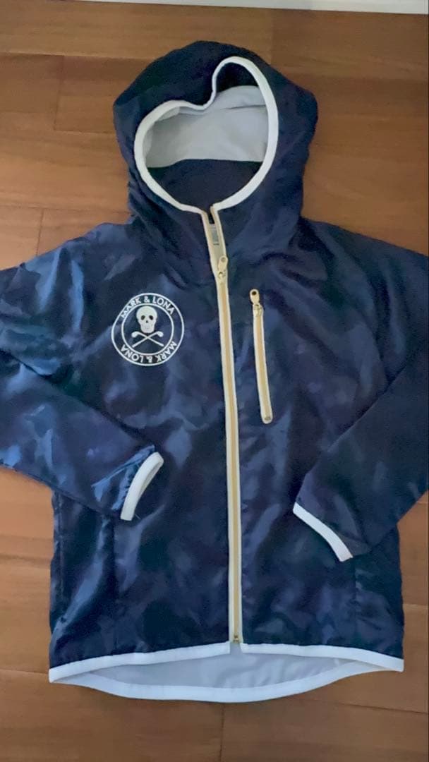 MARK & LONA フード付きジャケット ネイビー