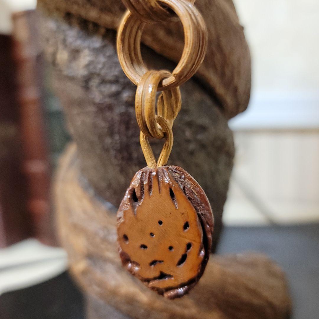 {森の贈り物}　アンティークフロアライト　藤つる木製スタンド　希少　骨董工芸品