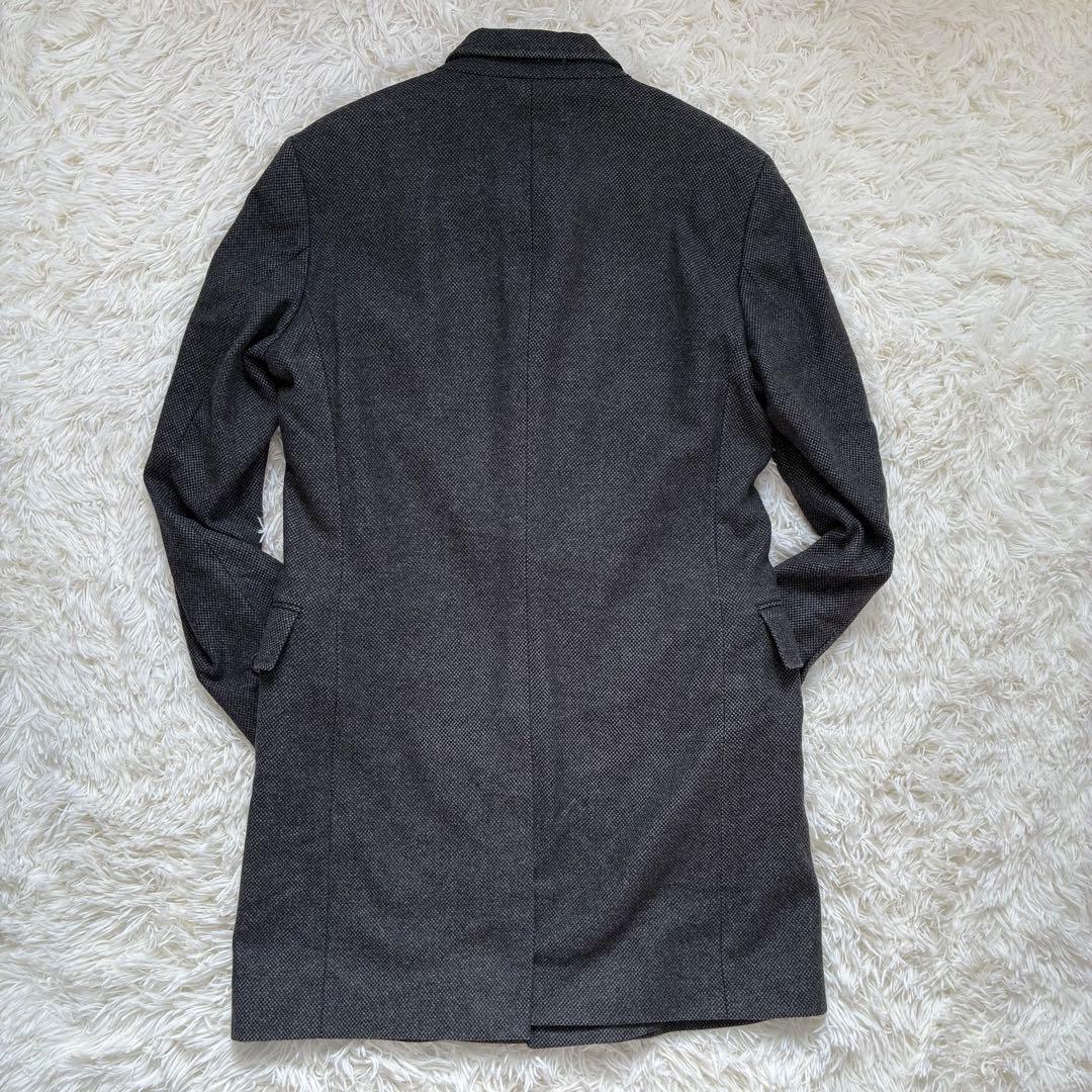 【希少】ヒューゴボス チェスターコート ライナー 46 M ダークグレー