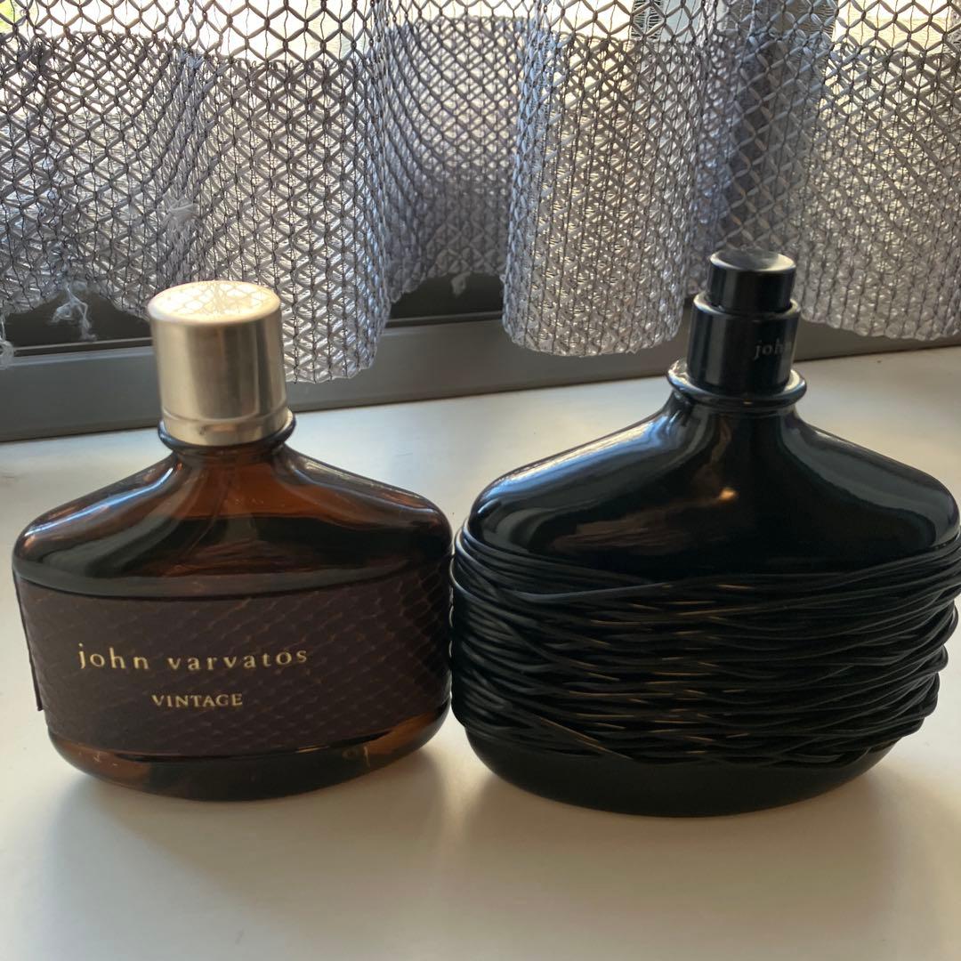 john varvatos VINTAGE ダークラベル　2本セット　メンズ香水
