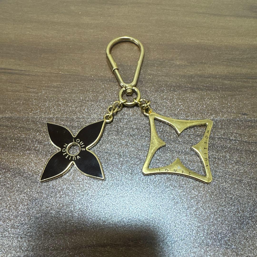 Louis Vuitton キーリング ゴールド ブラック