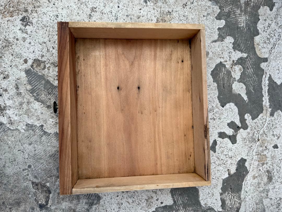 ビンテージ ドロワーサイドテーブル ドロワーベッドサイドテーブル　剥離