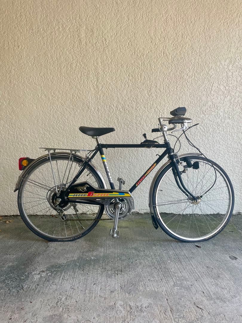 ヴィンテージ　昭和　ゼブラ　スーパーカー自転車　レトロ　26インチ