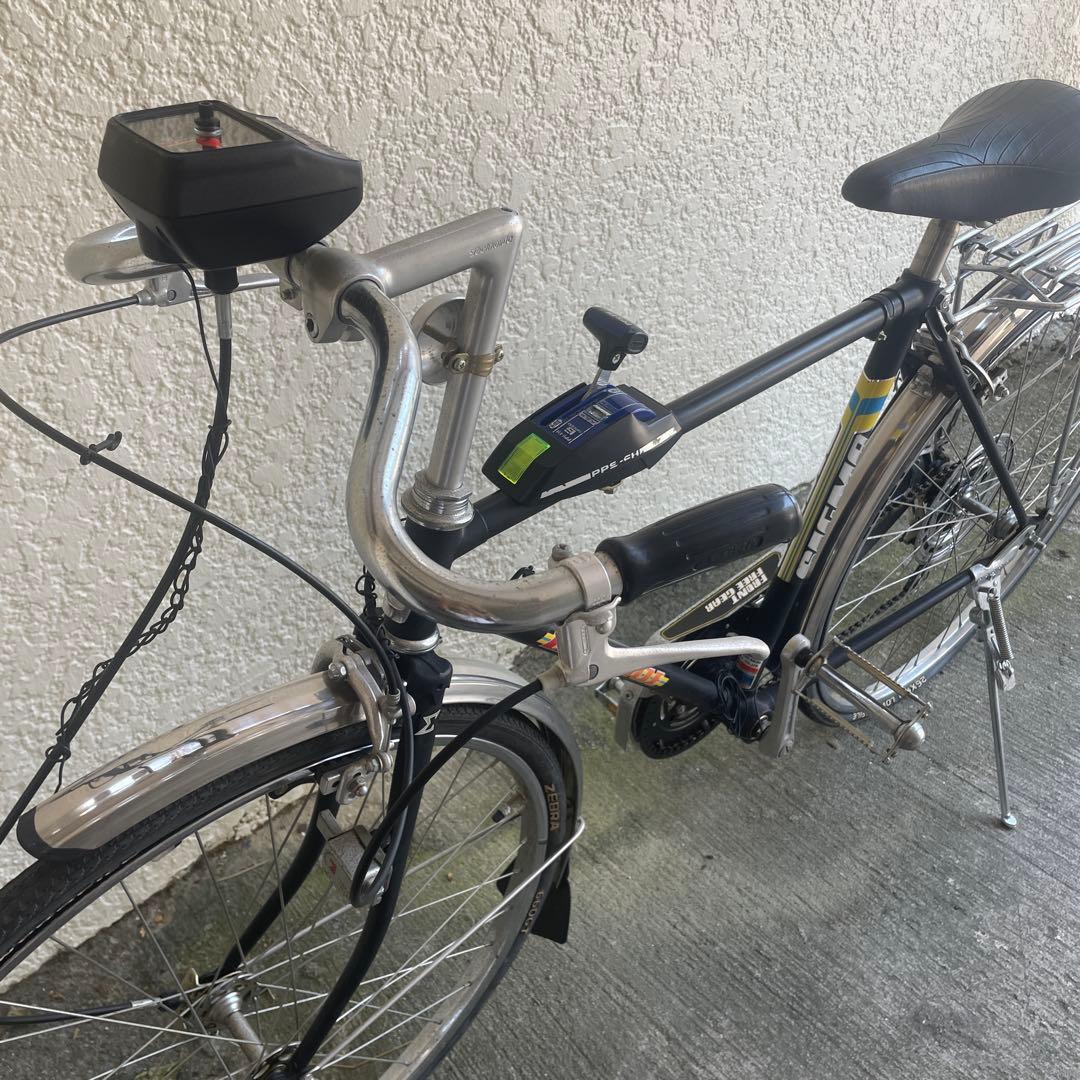 ヴィンテージ　昭和　ゼブラ　スーパーカー自転車　レトロ　26インチ