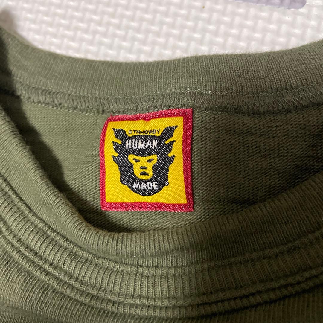 Human Made ハート型プリント長袖カットソー