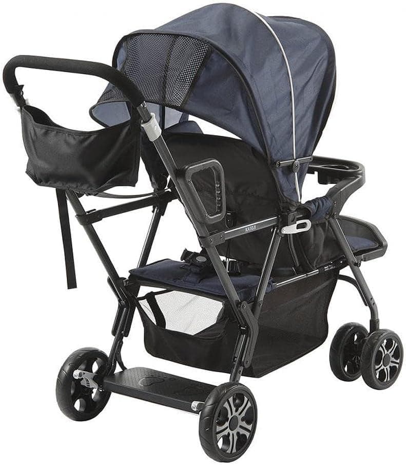 カトージ 二人乗りベビーカー 二人でゴー