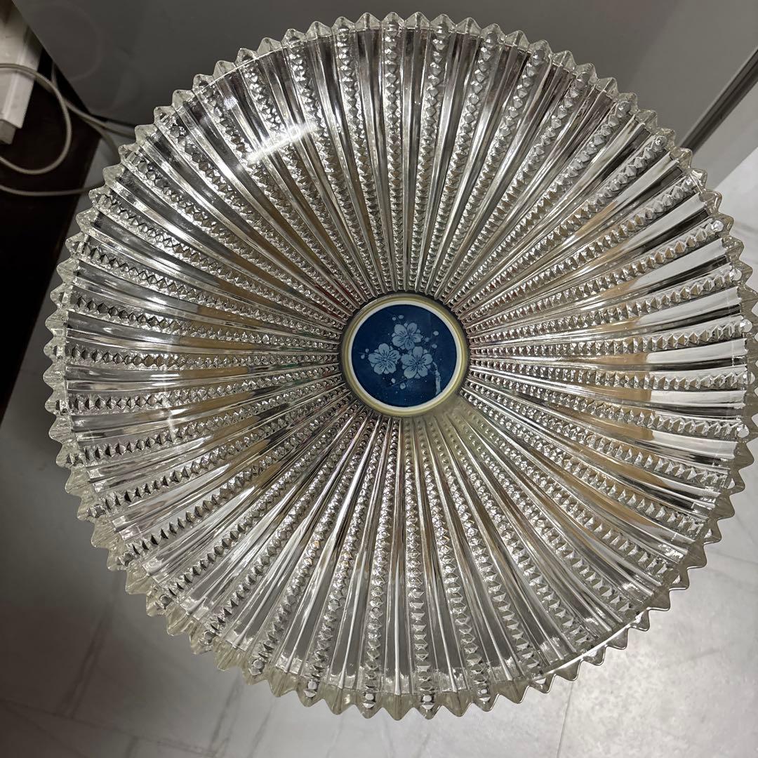 林九郎窯　古伊万里 コンポート　ガラスと陶器コンポート