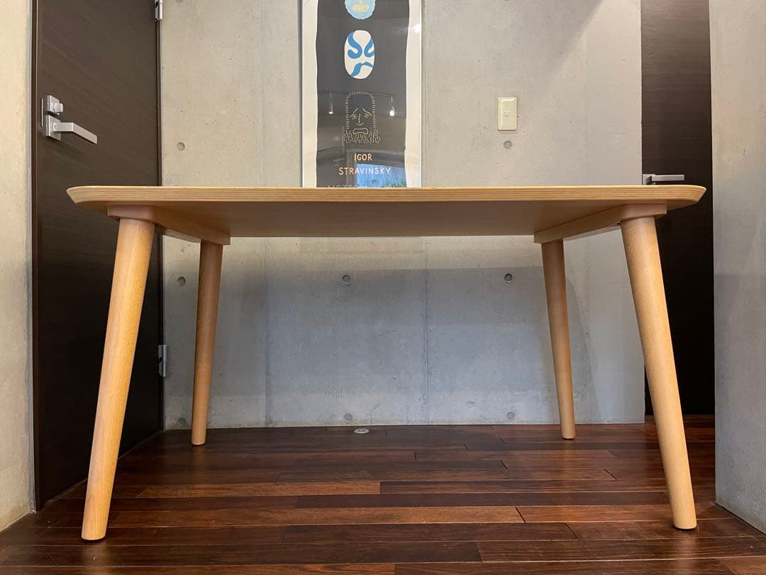 yuyu■KEYUCAケユカ■天然木 ダイニングテーブル/デスク/書斎机