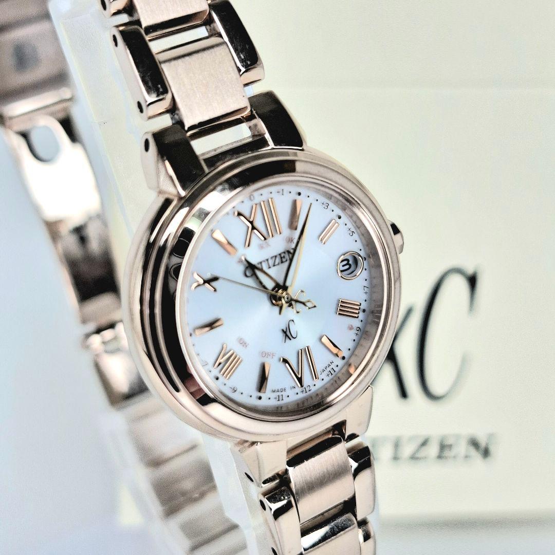 ✨ 箱コマ付 シチズン ハッピーフライト CITIZEN XC ソーラー 電波