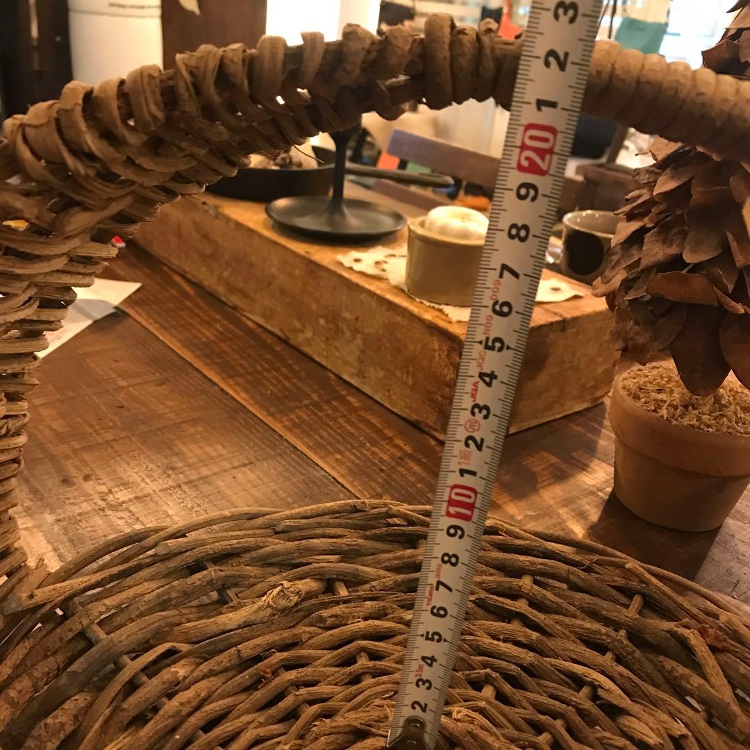 イギリスアンティークトレーバスケット