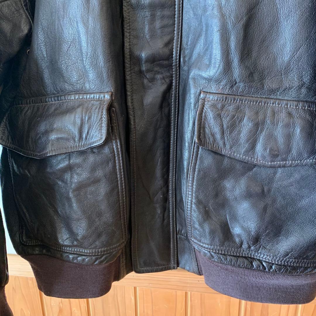 名作　L.L.Bean A-2 フライトジャケット XXL 羊革　シンサレート