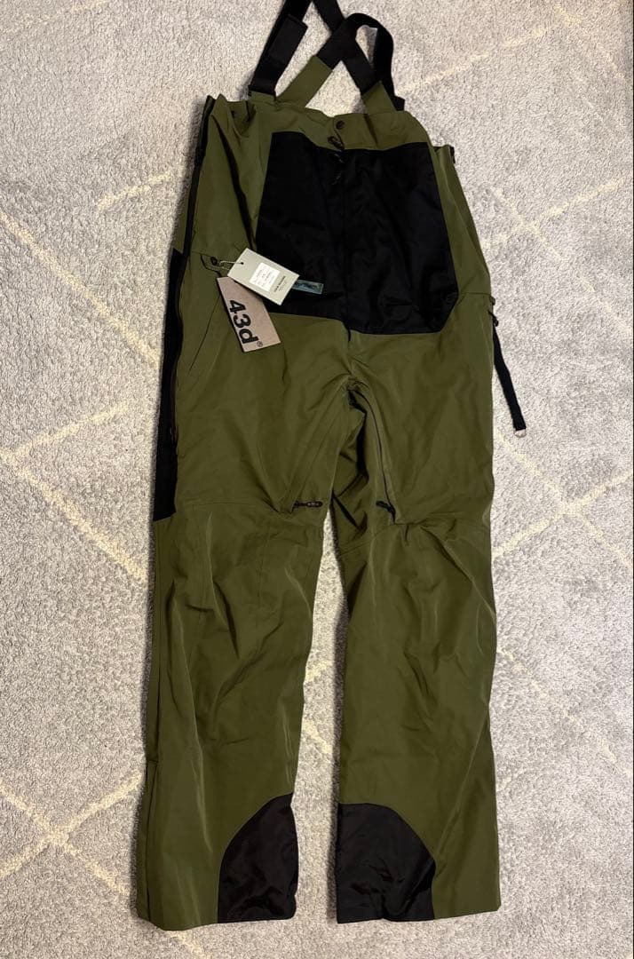 43DEGREES 43d スノーボードウェア ビブパンツ　メンズ　2L-3L