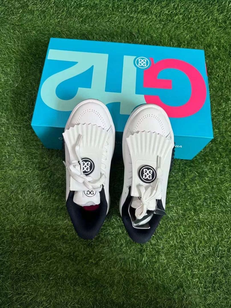 ジーフォアレディース 靴 ホワイト スニーカー ゴルフシューズG/FORE