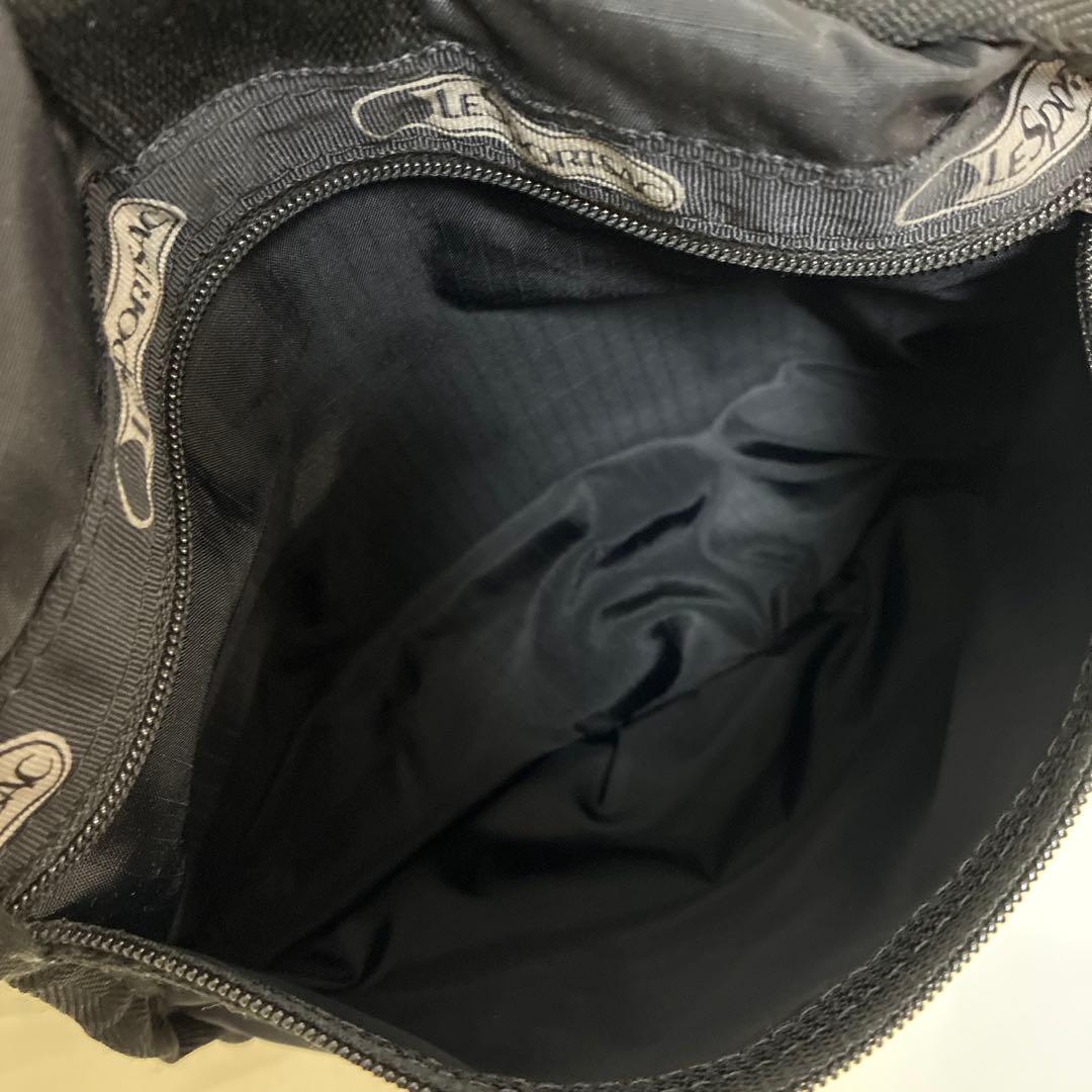 レスポートサック　ボストンバッグ　ショルダーバッグ　ブラック　2way 鍵付き