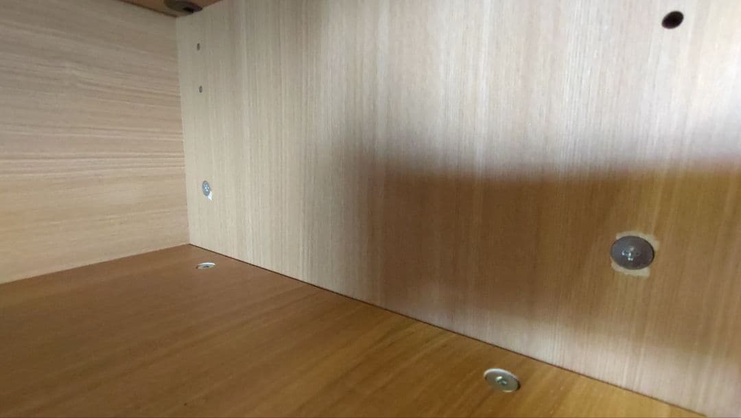 【無印良品・定価22900円❗️】スチールユニットシェルフのボックスガラス引き戸