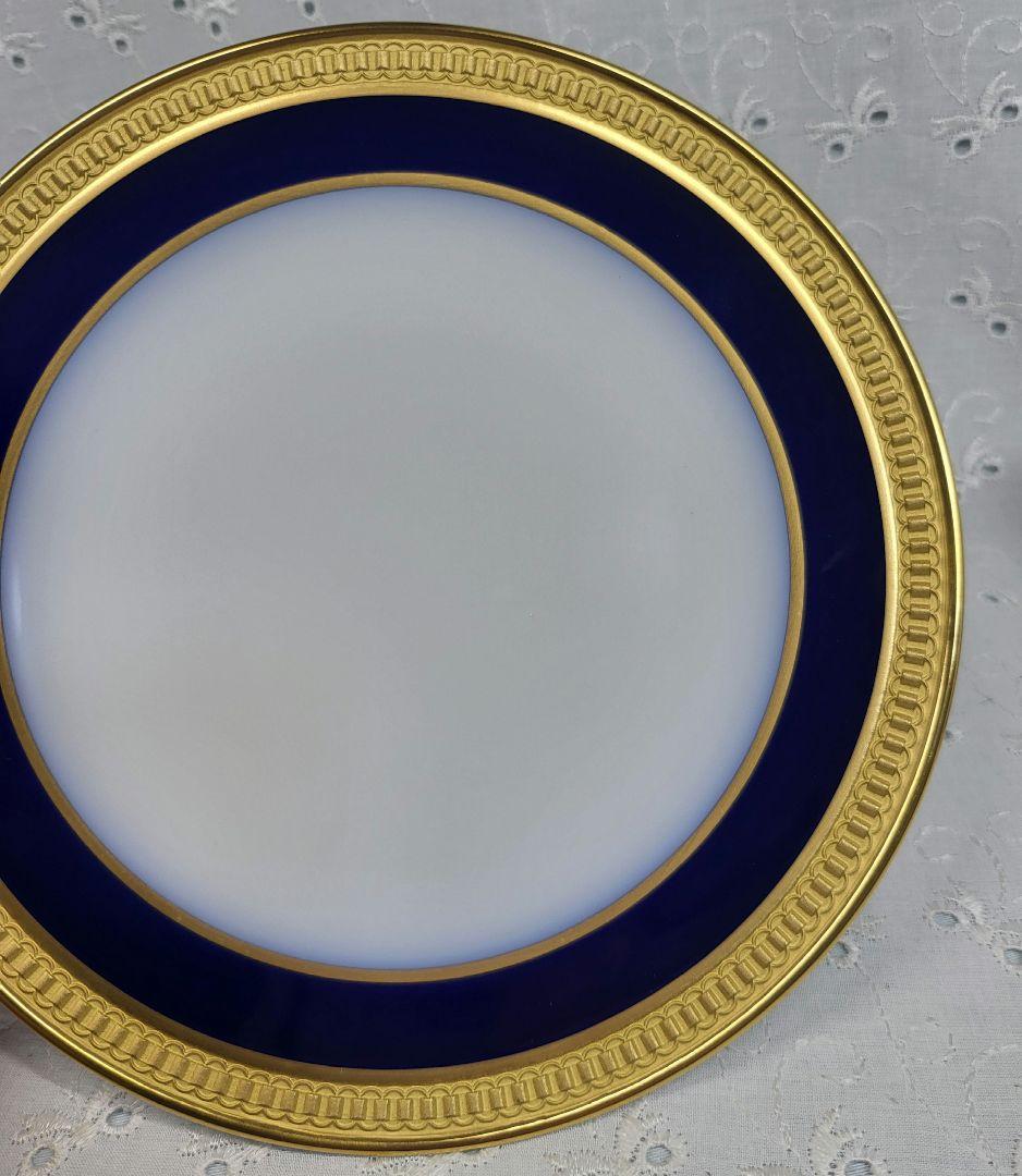 A様✨大倉陶園✨ロイヤルクラウンブルー パン サラダ デザート 皿 プレート2枚