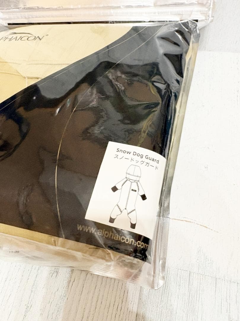 新品　アルファアイコン　スノードッグガード　3L　2021年モデル　ベージュ
