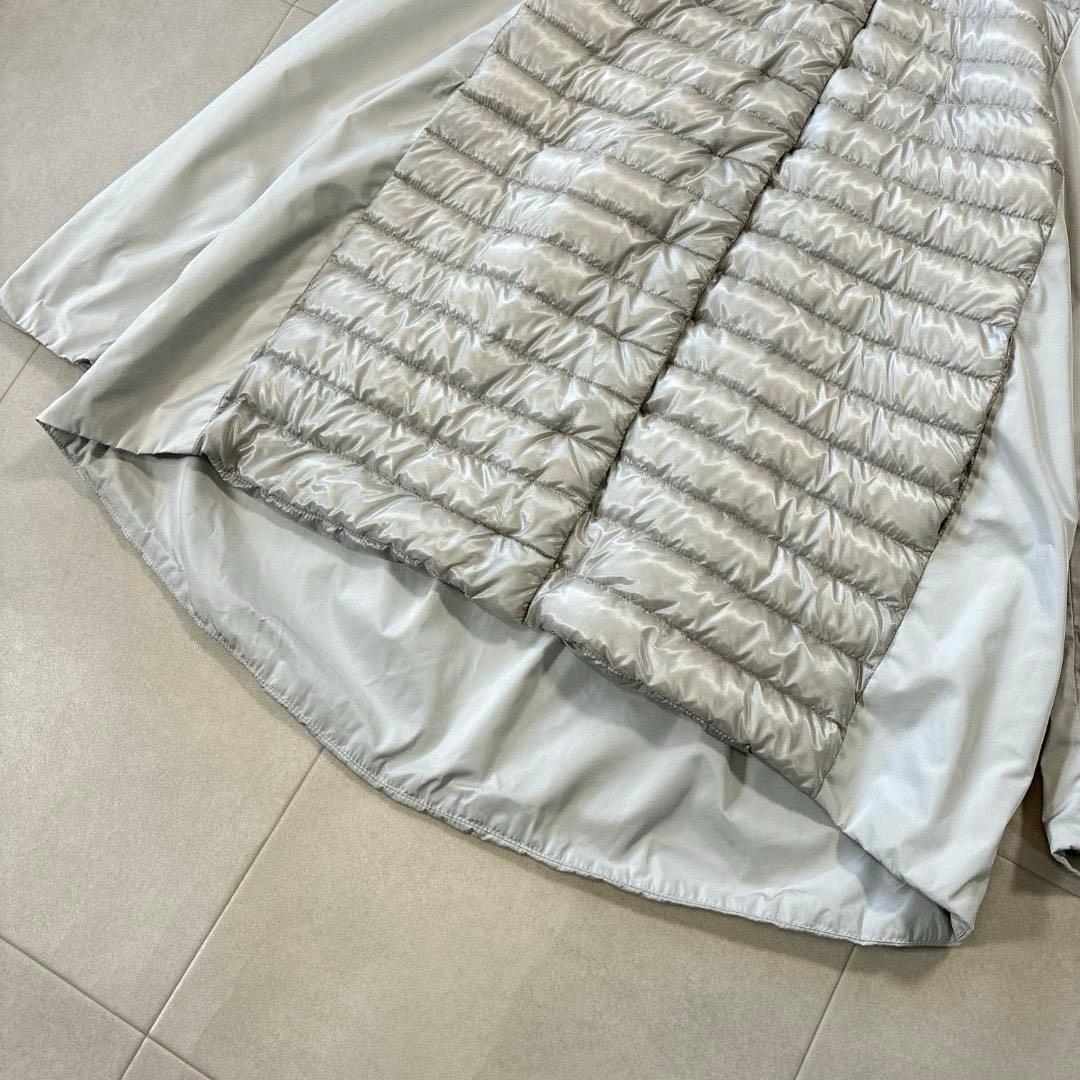 美品 HERNO♡ウルトラライトダウンジャケット 異素材 パーカー 撥水ナイロン