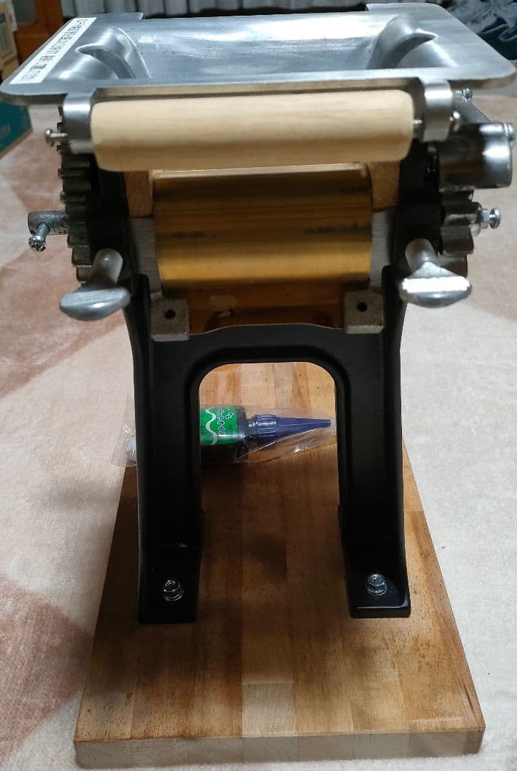 小野式製麺機 金属製 美品・未使用に近い 小野式 付属品・説明書付き