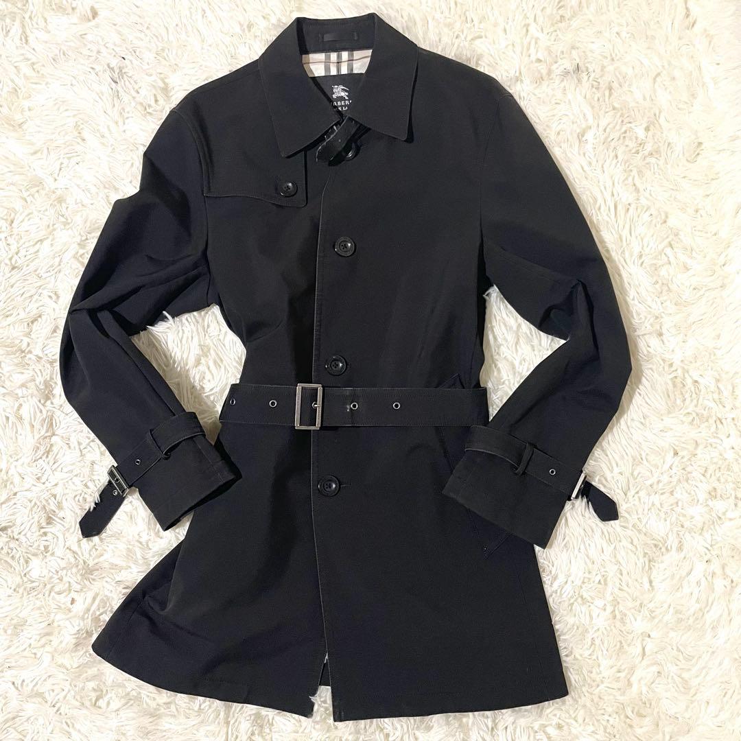 ✨美品✨BURBERRY BLACK LABELトレンチコートノバチェックベルト