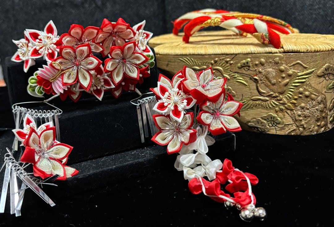 七五三 髪飾りと草履のセット