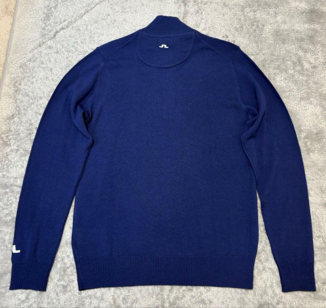 ★新品 J.LINDEBERG ゴルフセーター モックネック ハーフジップアップ