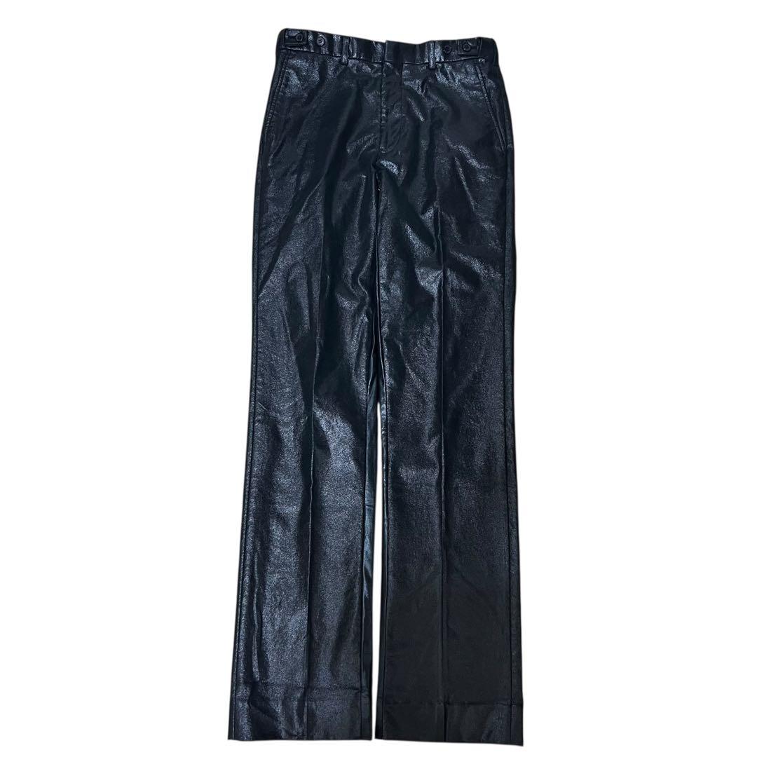 JOHN LAWRENCE SULLIVAN コーティング パンツ ブラック