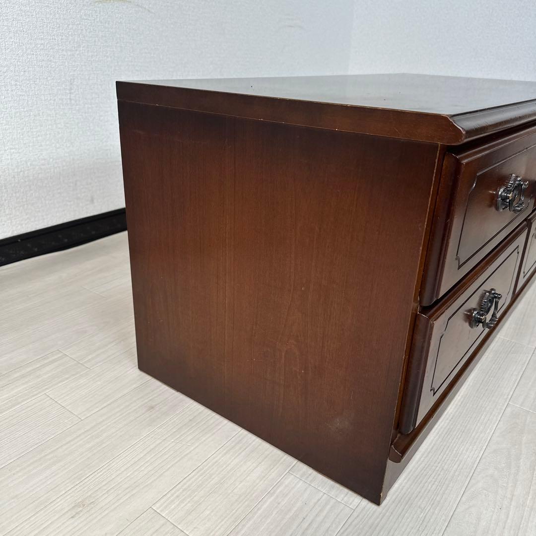 カリモク コロニアル チェスト 2段4杯 ローチェスト i4※