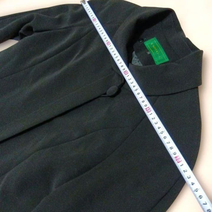 東京ソワール　ライナー付　コート　冠婚葬祭　フォーマル　ブラック　比翼