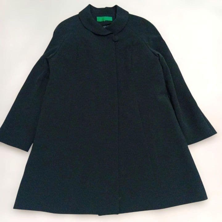 東京ソワール　ライナー付　コート　冠婚葬祭　フォーマル　ブラック　比翼