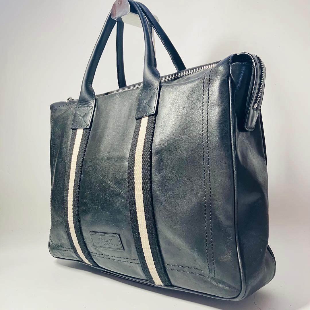 BALLY トートバッグ オールレザーA4/PC ビジネスバッグ