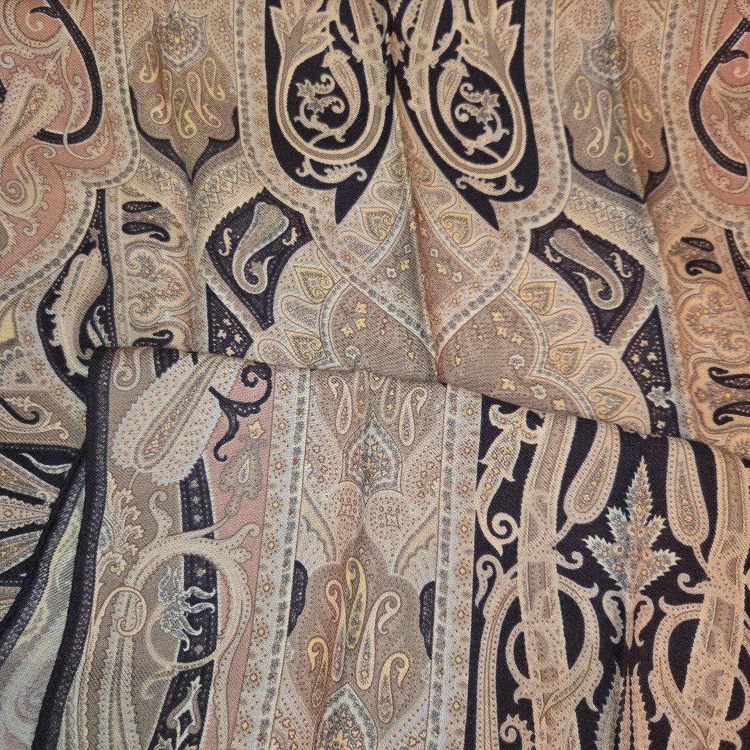 ETRO エトロ ペイズリー柄 ストール/ショール イタリア製 シルク混