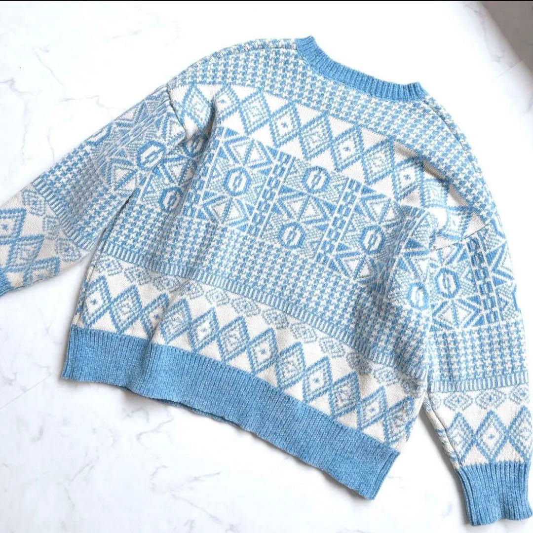 silent 川口春奈着用　モールジャガードニット BEAMS MING by