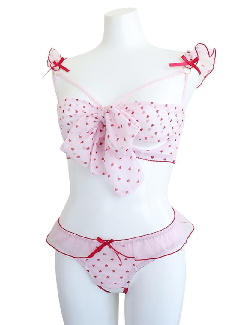 C75♥️ love2nd LOVEMEオープンブラオープンショーツセットラブラン