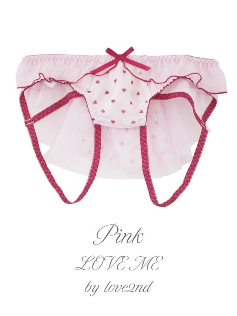 C75♥️ love2nd LOVEMEオープンブラオープンショーツセットラブラン