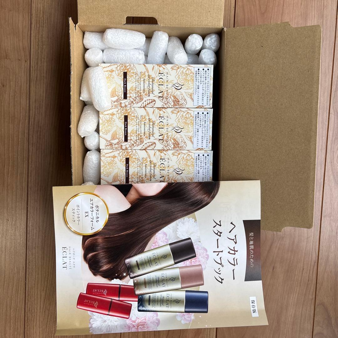 ヘアボーテ エクラ　ボタニカル エアカラーフォームEX80g ☆限定パッケージ☆