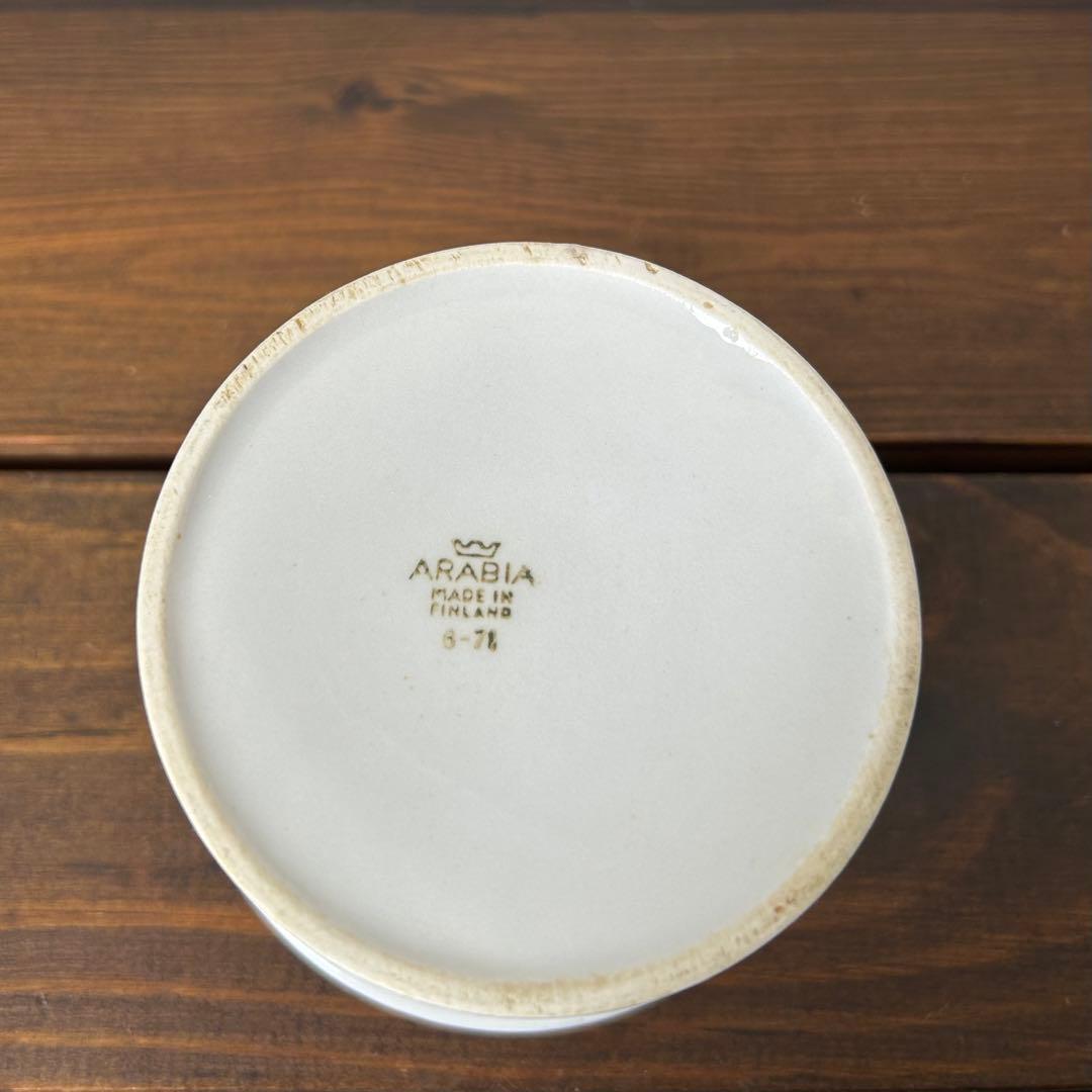 アラビア　ポモナ 蓋付き容器(ミツバチ) 1962年(6cm）