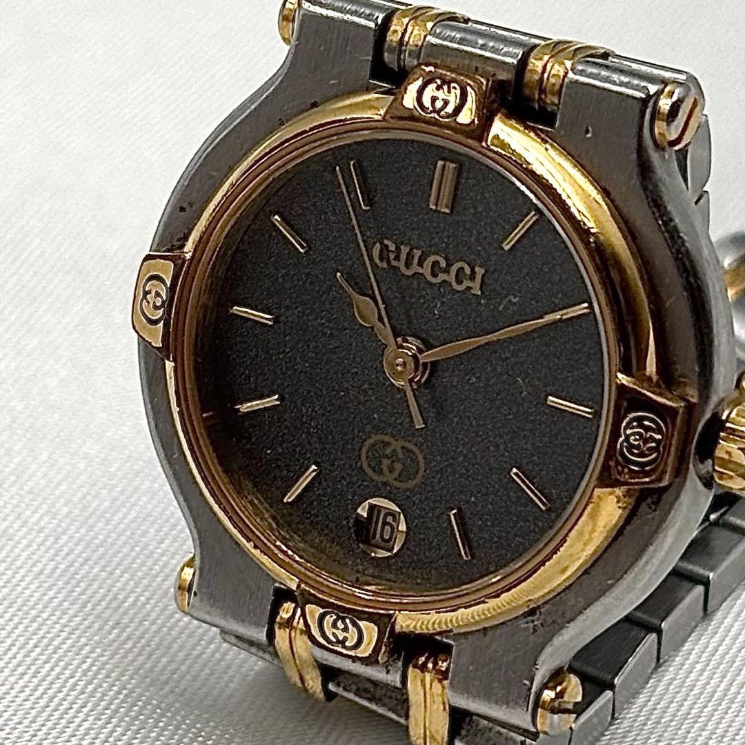 稼働品 グッチGUCCI 腕時計 レディース クォーツ9000L 0405