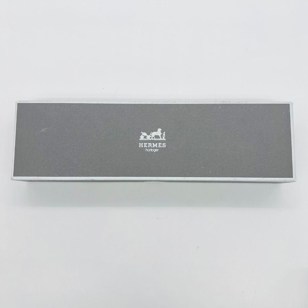 エルメス 新品電池　クリッパー　ホワイト文字盤　クォーツ 腕時計 ゴールド