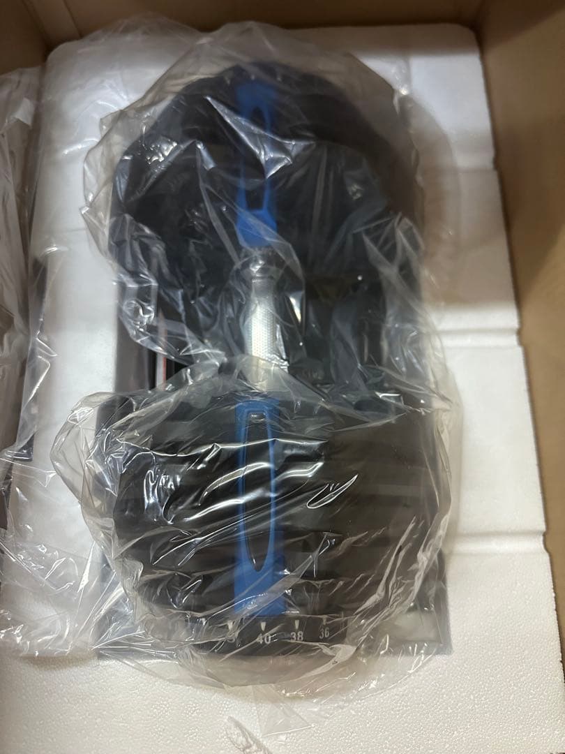 た*ど様 アジャスタブルダンベル 5-40Kg 2点セット 新品未使用品 ※直配