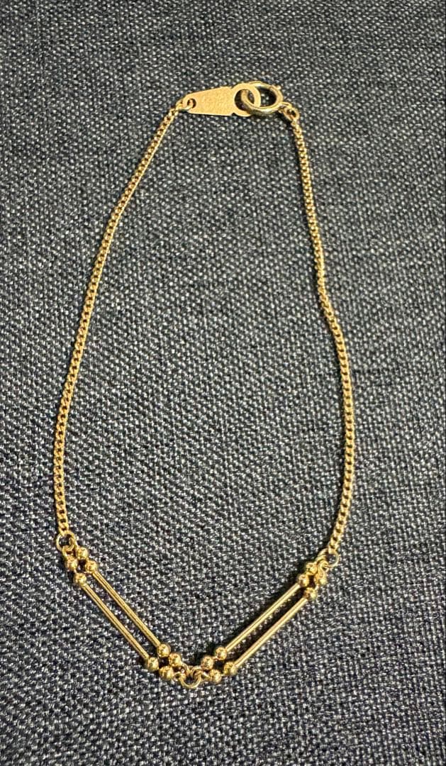 k18 17.5cm ヴィンテージブレスレット